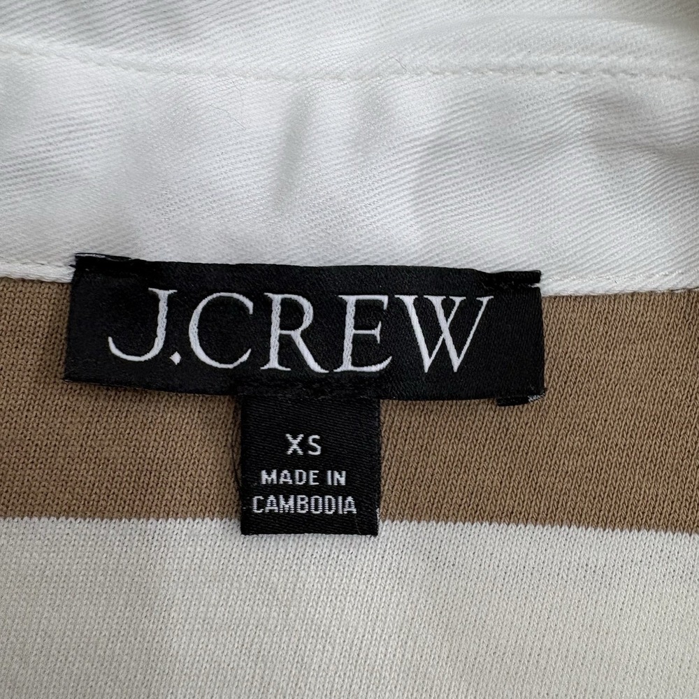 J.Crew Striped Polo Shirt Women's XS Preppy Nautical BY401 - Picture 2 of 13